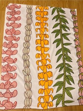 Tropical Floral Baby Blanket